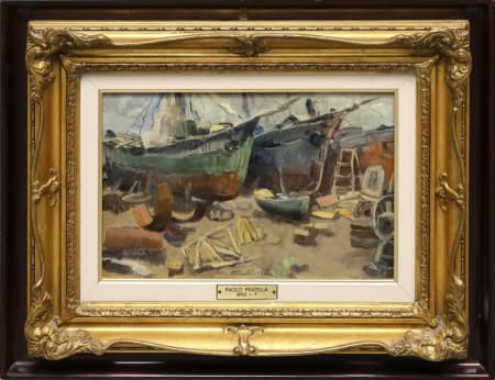 Paolo Pratella — Barche in secca